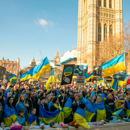 Unterstützung der Ukraine in Warschau