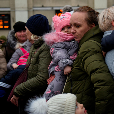 A quarter of the Ukrainian population was displaced by the war